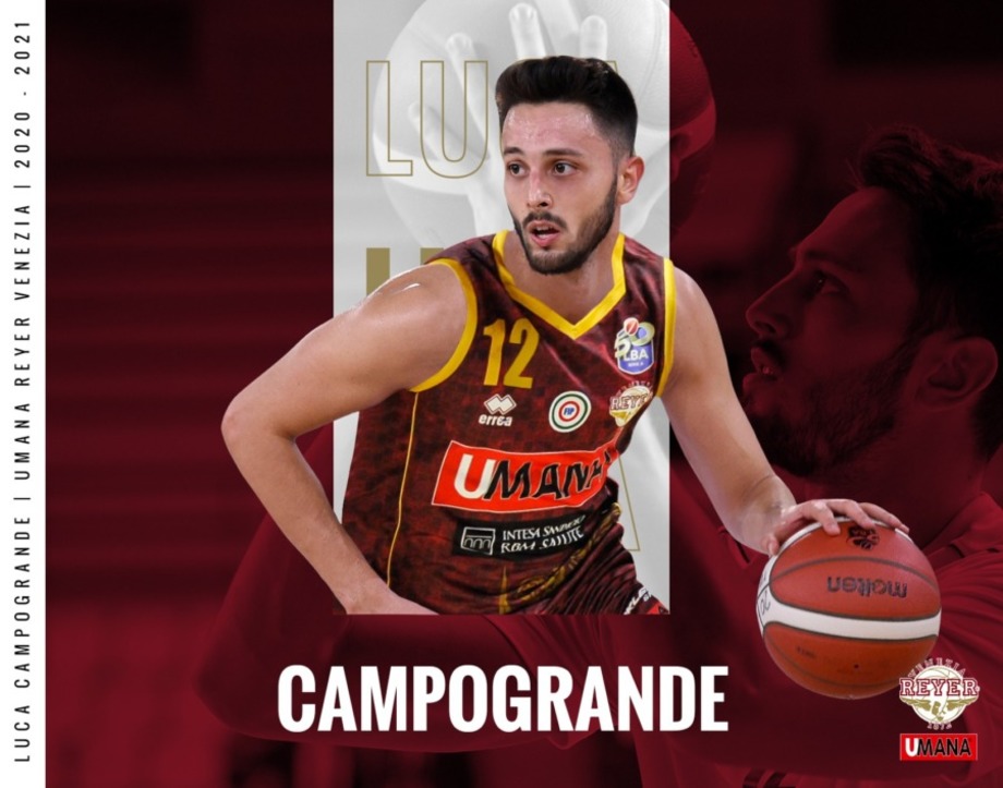 Campogrande è un nuovo giocatore dell'Umana Reyer Venezia