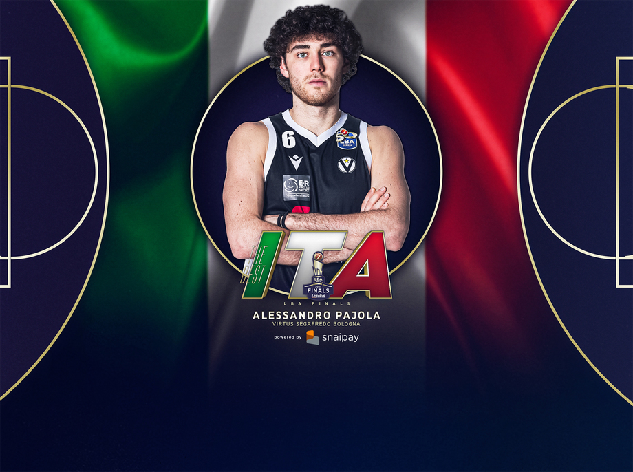 LBA Finals, Alessandro Pajola è il miglior italiano Snaipay