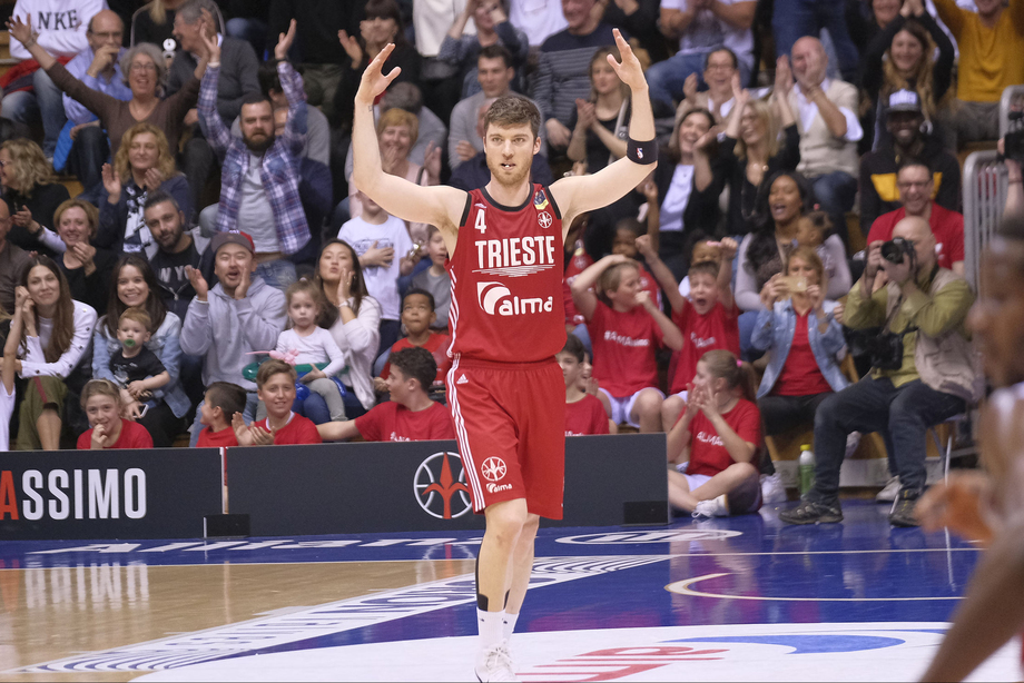 Alma Trieste, Fernandez concede il bis di triple (6) ed è secondo nella classifica dei migliori tiratori da 3 (48.9%) dietro a Bramos