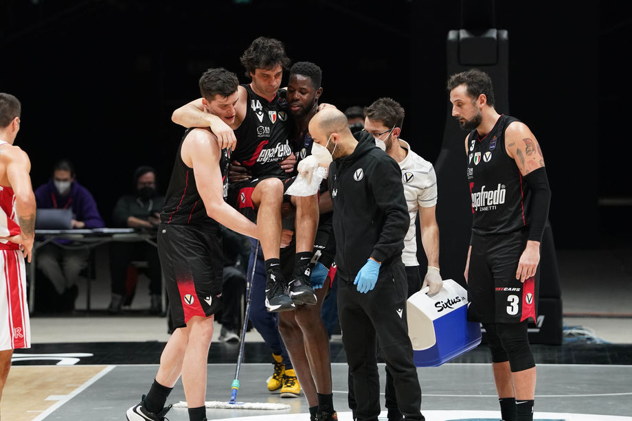 Virtus Segafredo Bologna, per Teodosic stop di 20 giorni