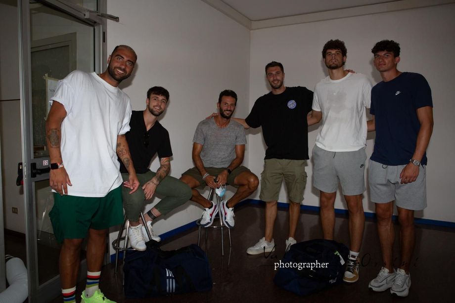 La Fortitudo Bologna al lavoro aspettando gli americani