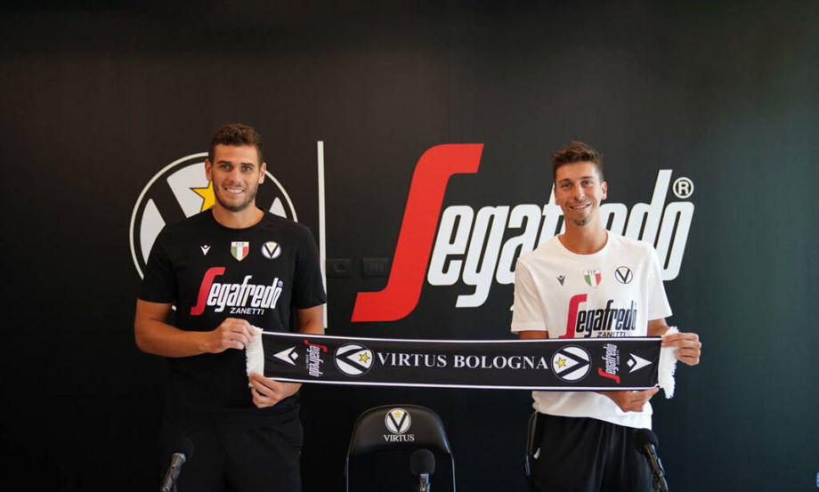 Virtus Segafredo Bologna, presentati Ruzzier e Ceron
