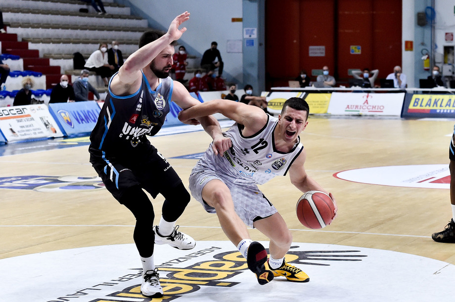 Germani Brescia, nella vittoria contro Cremona Bortolani al 'season high' con 23 punti e 7 falli subiti