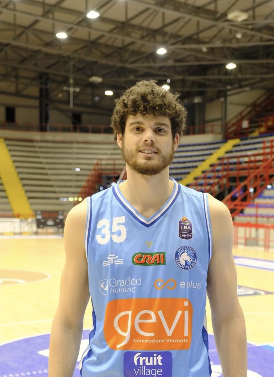 Gevi Napoli Basket, presentato Leonardo Totè: "Carico per questa nuova sfida"