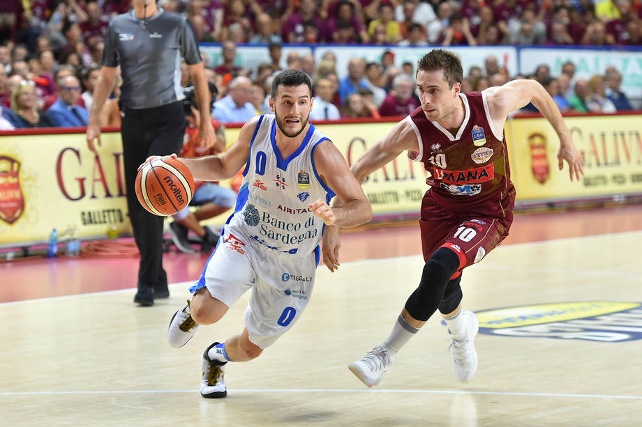 Banco di Sardegna, Spissu realizza la sua miglior prova in una partita di playoff. Thomas alla decima 'doppia doppia' in stagione