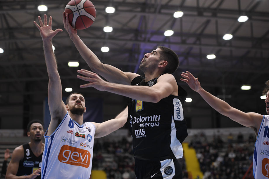 Dolomiti Energia Trentino - Umana Reyer Venezia apre la 15ª giornata su Eurosport 1 sabato alle 20
