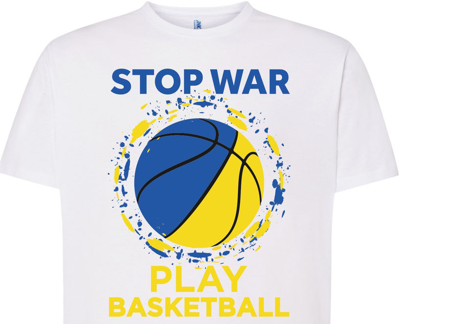 Bertram Tortona, “Stop War, Play Basketball”: domenica a Casale 2000 magliette per i tifosi 