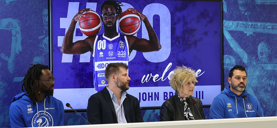 Germani Brescia, presentato John Brown III: "Volevo una squadra che potesse competere fino in fondo"