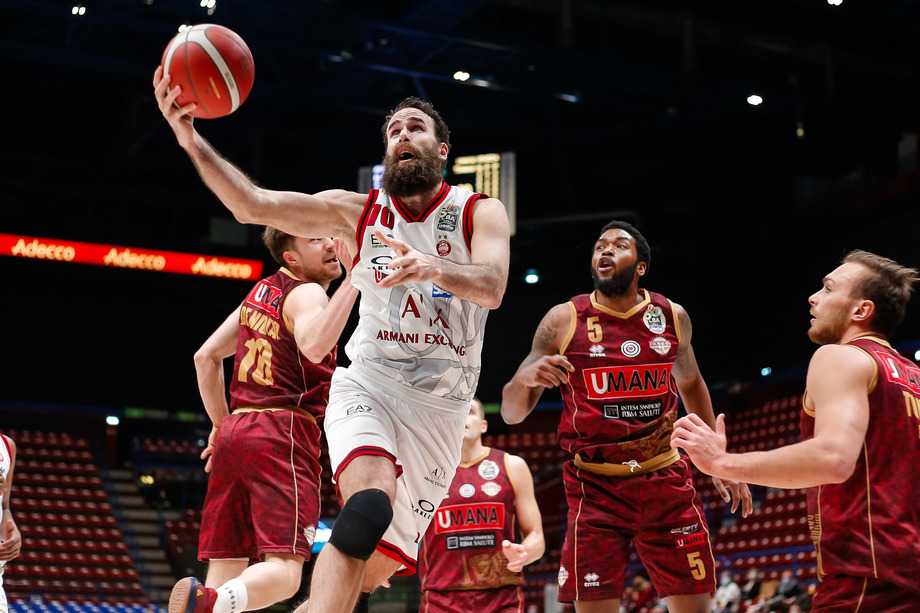Frecciarossa Final Eight: la prima finalista è l'A|X Armani Exchange Milano che sconfigge l'Umana Reyer Venezia
