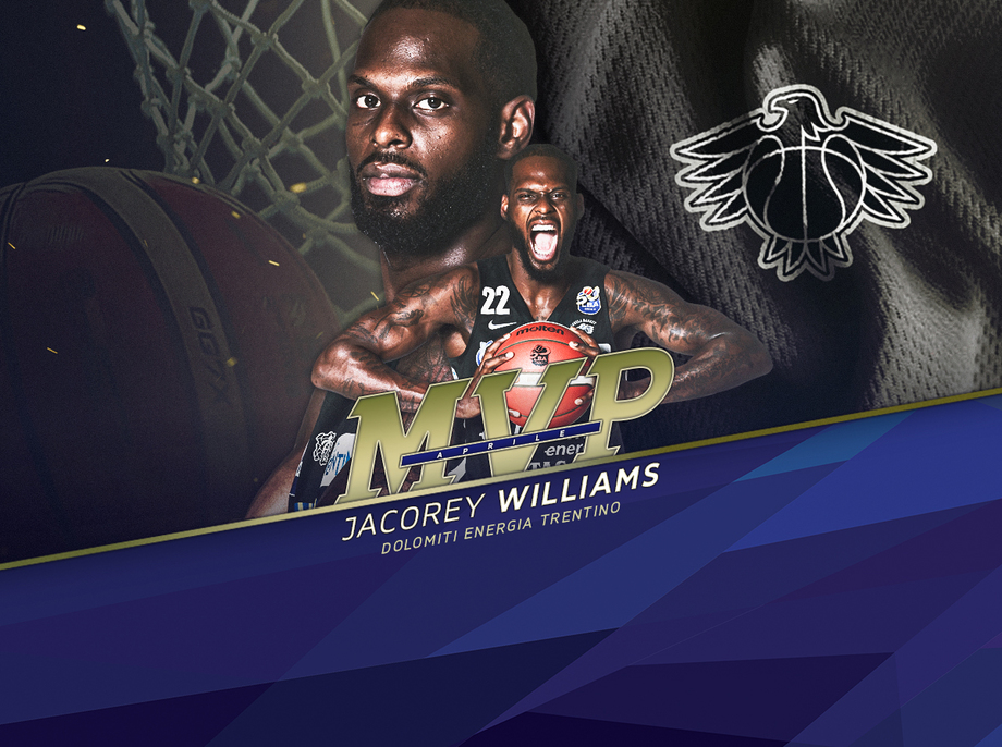 L'MVP del mese di Aprile di Serie A UnipolSai è JaCorey Williams