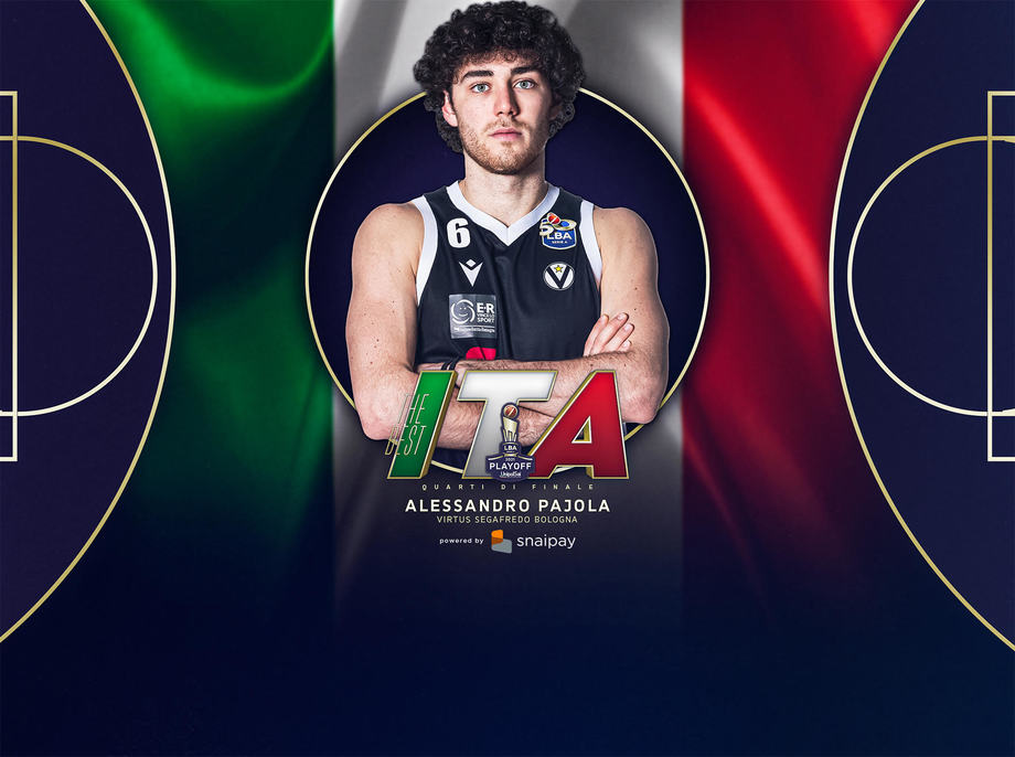 Il miglior italiano Snaipay dei Quarti di Finale è Alessandro Pajola
