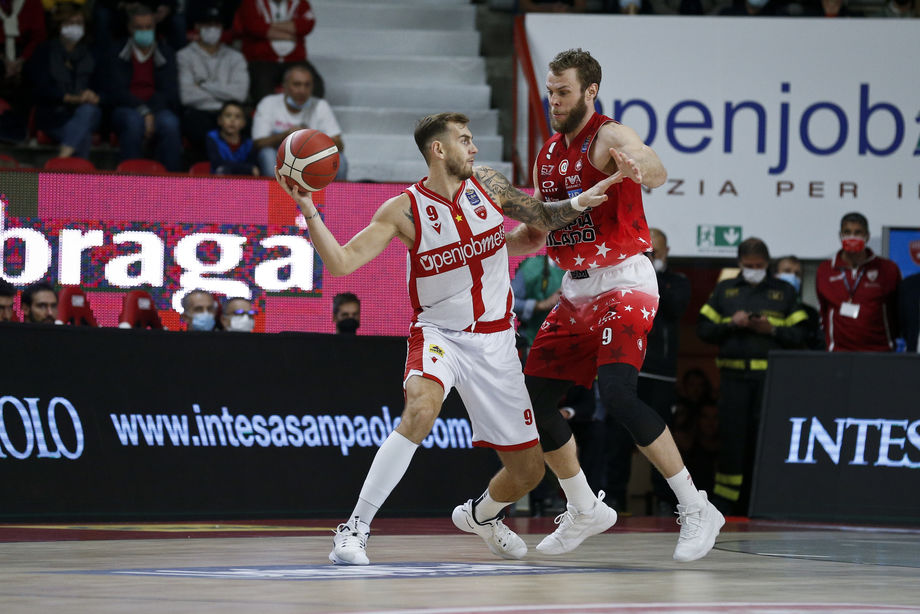 Il 185° derby tra A|X Armani Exchange Milano e Openjobmetis Varese apre la 24ª giornata sabato alle 18.15 su Eurosport 2