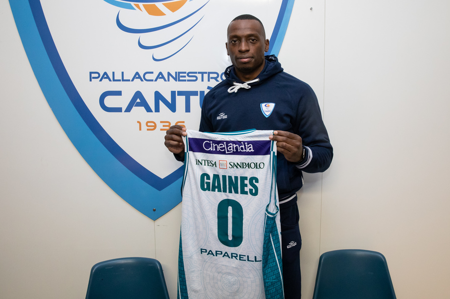 Acqua S.Bernardo, ecco Gaines: 'Felice di riabbracciare Cantù'