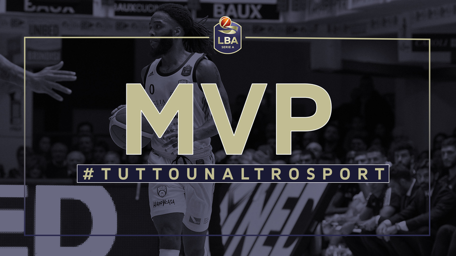 Adrian Banks MVP del 10° turno LBA Serie A
