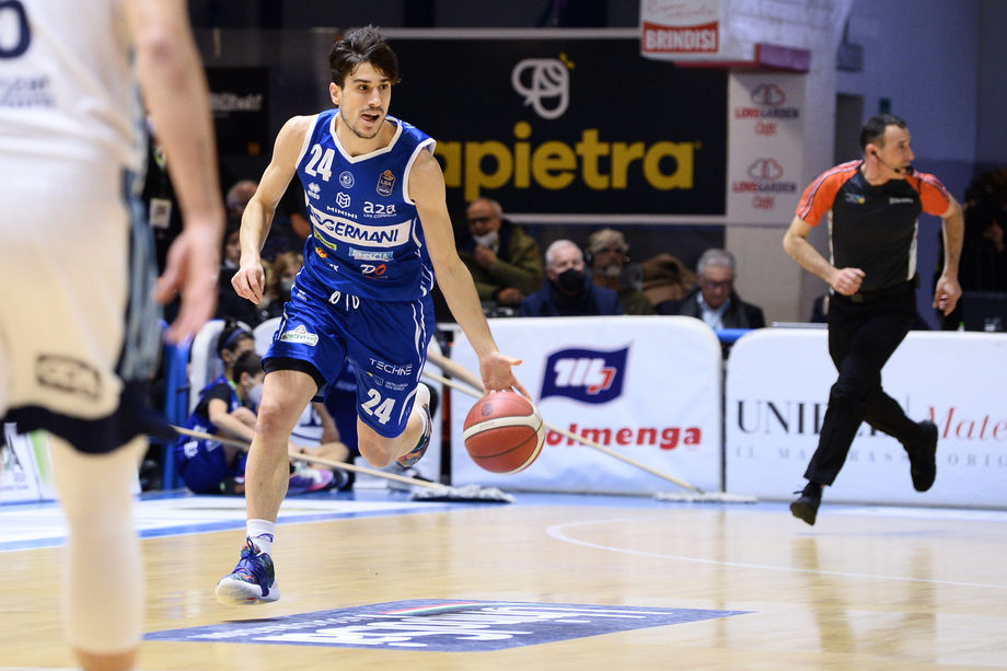 Germani Brescia, nel blitz di Brindisi nuovo primato personale per Petrucelli (23 punti) e Laquintana (20 punti)