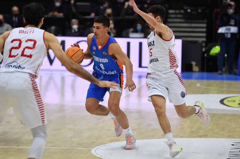 BCL: non basta un grande Bortolani, la Nutribullet Treviso si arrende al BAXI Manresa 