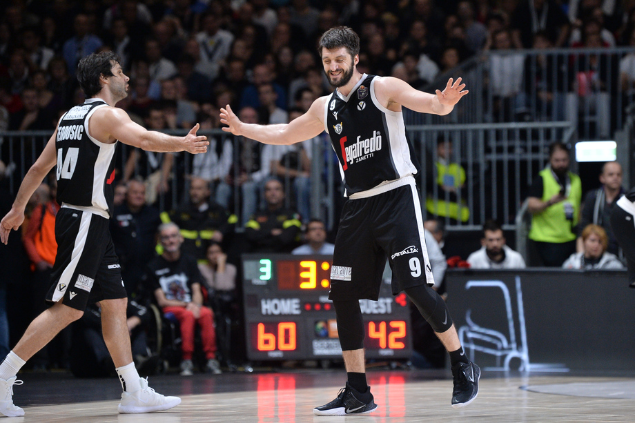 Alla Segafredo Bologna il big match con l'A|X Armani Exchange Milano