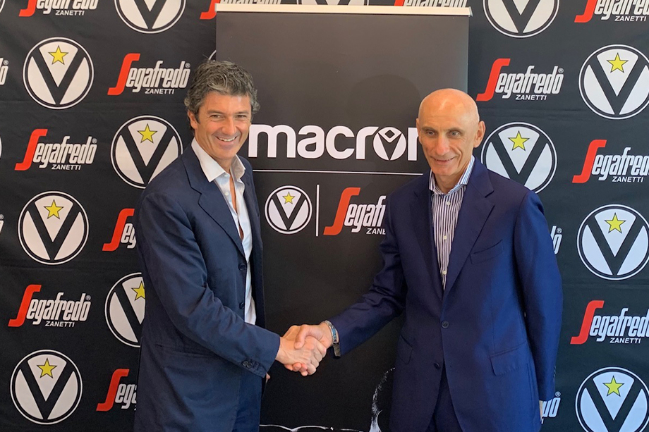 Virtus Segafredo Bologna e Macron ancora insieme fino al 2025