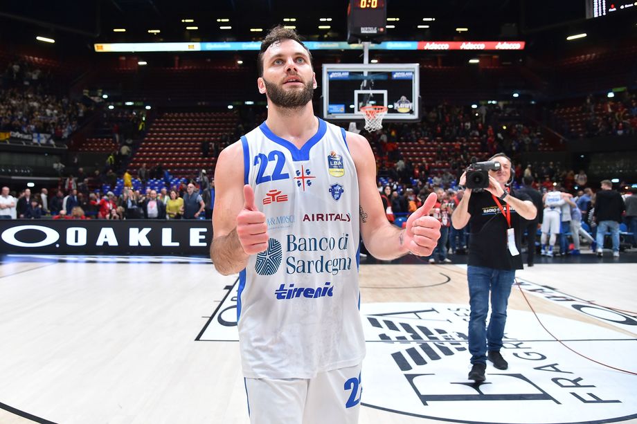 Stefano Gentile al nuovo record in carriera di punti (26 in 24 minuti) , tiri da 2 segnati (8) e tiri totali realizzati (11)