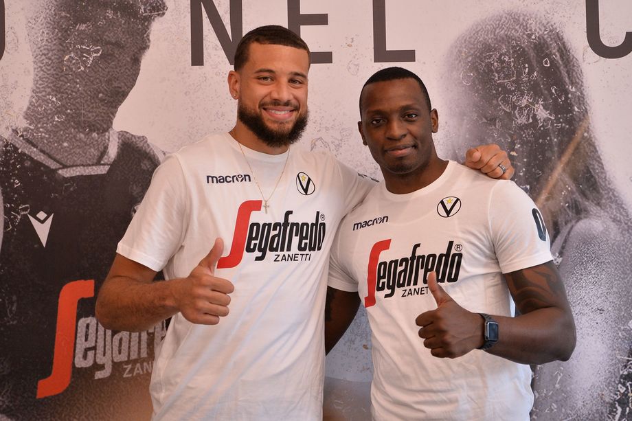 Virtus Segafredo, presentati Gaines e Weems: 'Squadra forte e ambiziosa, ora parola al campo'