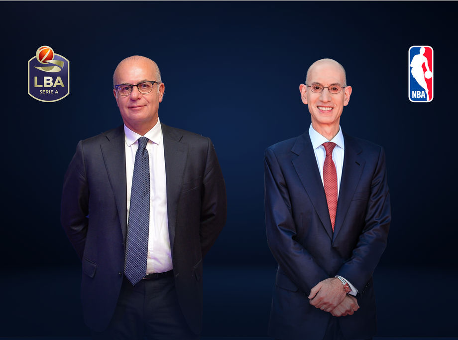 LBA, colloquio tra il presidente Gandini e il commissioner NBA Adam Silver