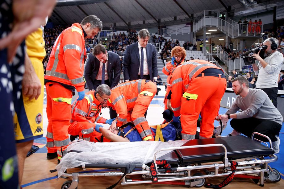 Germani Brescia, per Ceron trauma cranico commotivo