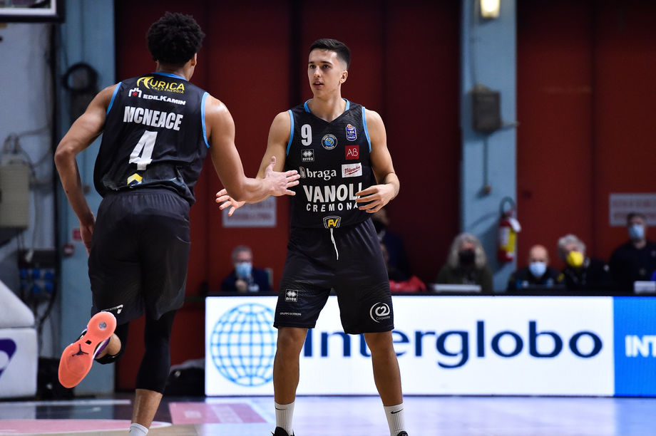 Vanoli Cremona – Carpegna Prosciutto Pesaro chiude la 9ª giornata su Rai Sport HD