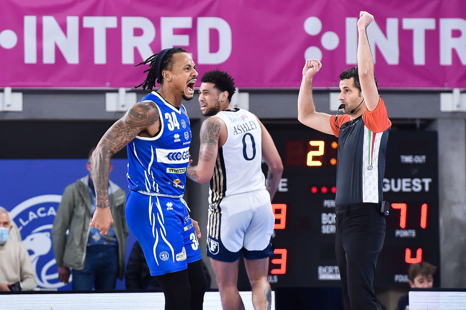 Nell'anticipo Germani Brescia – Umana Reyer Venezia Moss raggiunge quota 150 presenze con i lombardi in Serie A