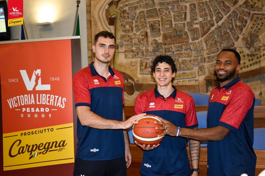 Carpegna Prosciutto Pesaro, il trio Demetrio-Pacheco-Sanford 'pronto a dare tutto per la VL'