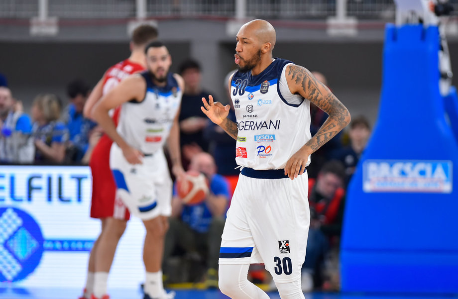 Germani Brescia, Horton rientra e realizza subito il suo record personale confermandosi sempre in doppia cifra. Vitali riprende la guida negli assist (8 con Milano) e supera Markovic