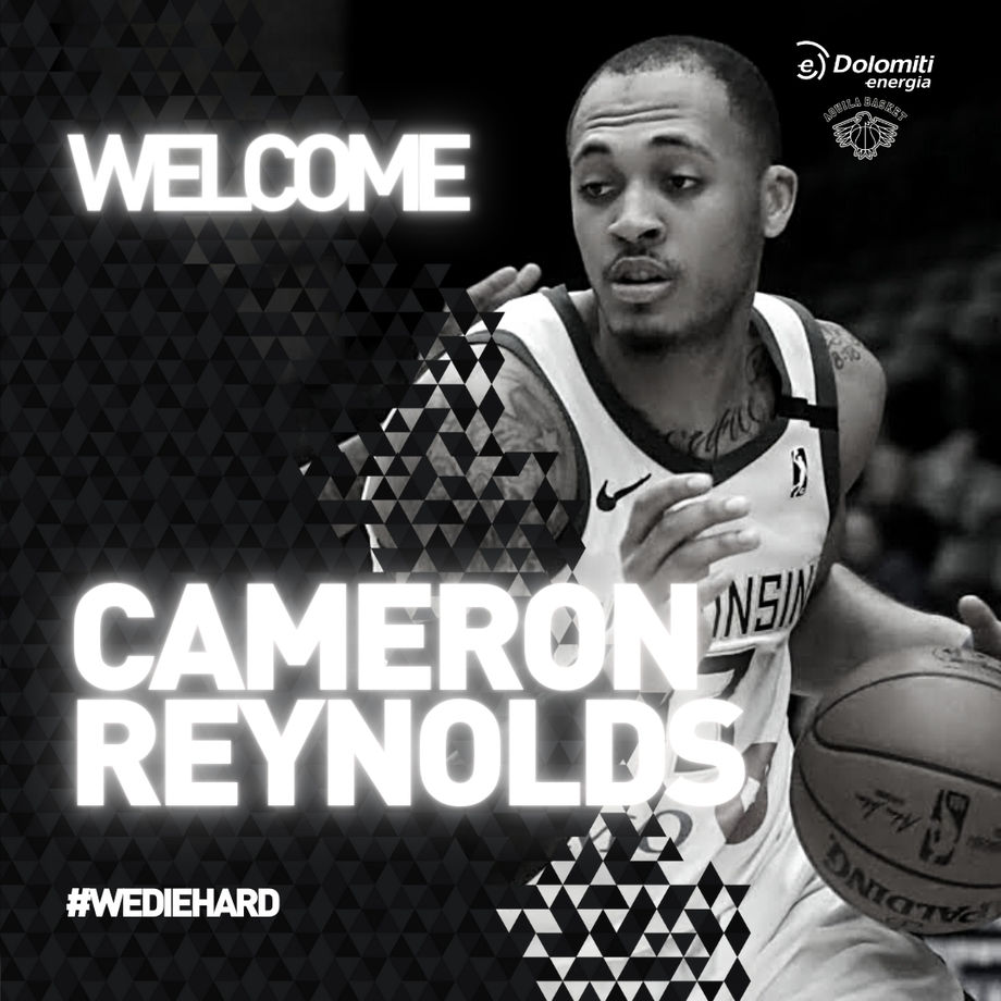 L'ala Cameron Reynolds per la Dolomiti Energia Trentino