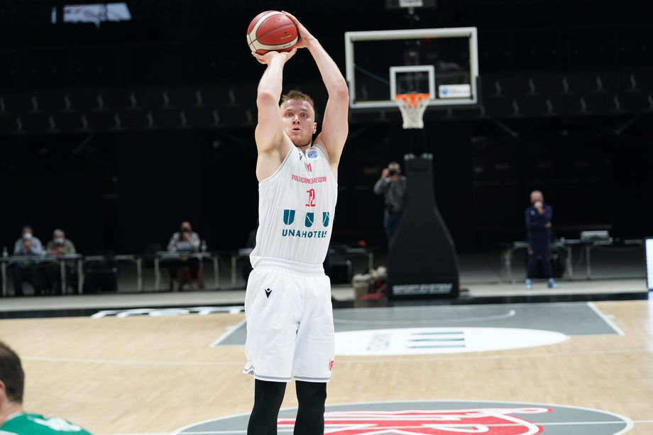 FIBA Europe Cup: la UNAHOTELS Reggio Emilia perde in volata l'andata di semifinale sul campo dei Bakken Bears