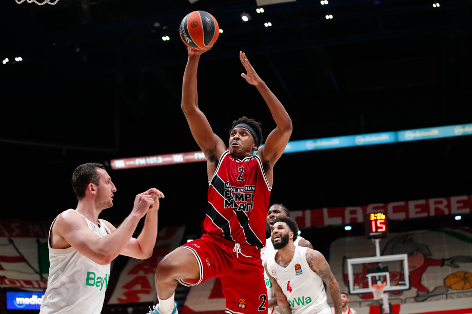 Eurolega: LeDay decide la partita sulla sirena, vittoria dell'A|X Armani Exchange Milano che sconfigge il Bayern Monaco in Gara 1