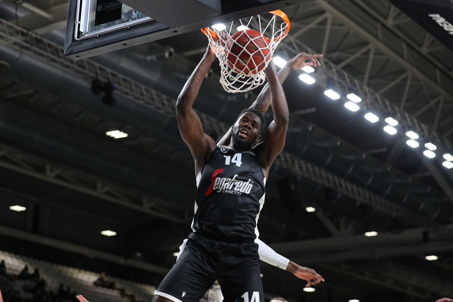 Eurocup: la Virtus Segafredo ci mette il cuore con Cordinier e Jaiteh ma non basta. Il Buducnost passa a Bologna