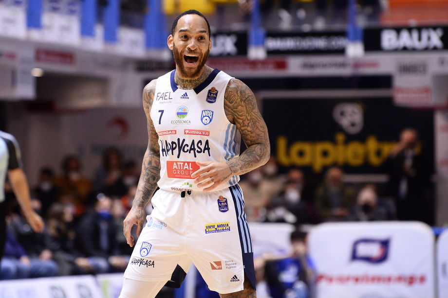Happy Casa Brindisi, il ritorno di D’Angelo Harrison: “Che atmosfera domenica al PalaPentassuglia! Qui sono di nuovo a casa”