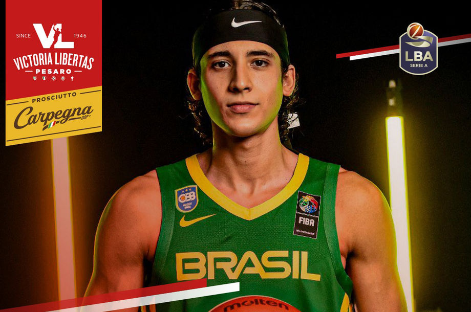 Carpegna Prosciutto Pesaro, accordo con il play brasiliano Pacheco