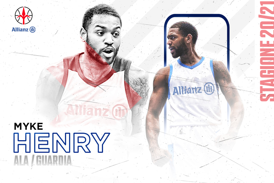 Mike Henry nuova ala della Allianz Pallacanestro Trieste