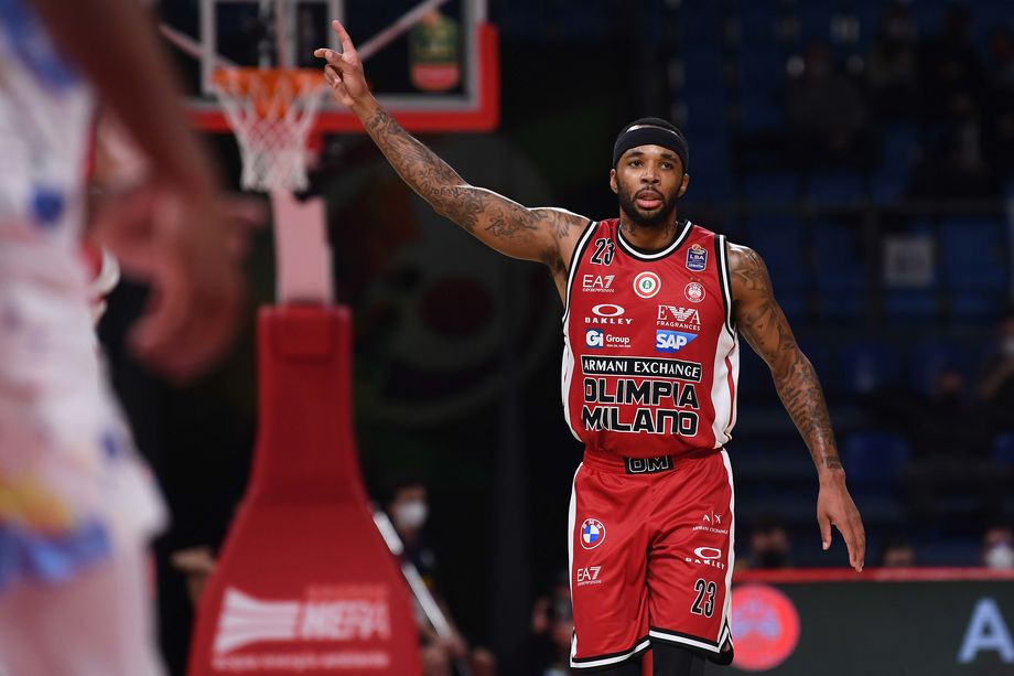 Nella 100ª vittoria dell'A|X Armani Exchange Milano in Coppa Italia Delaney pareggia la terza miglior pretazione di un biancorosso nella Final Eight