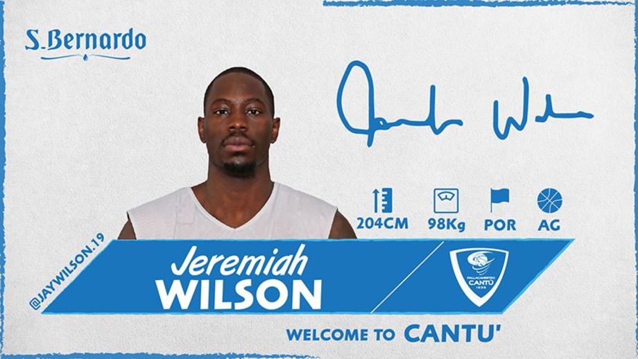 Acqua S. Bernardo Cantù, ecco Jeremiah Wilson