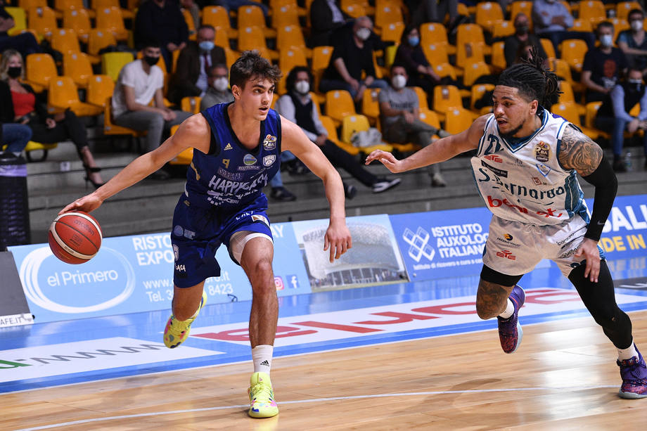 Happy Casa Brindisi, Thompson alla sua seconda miglior prova stagionale per assist (11). Visconti, nuovo record personale per triple (3) e tiri segnati (5)