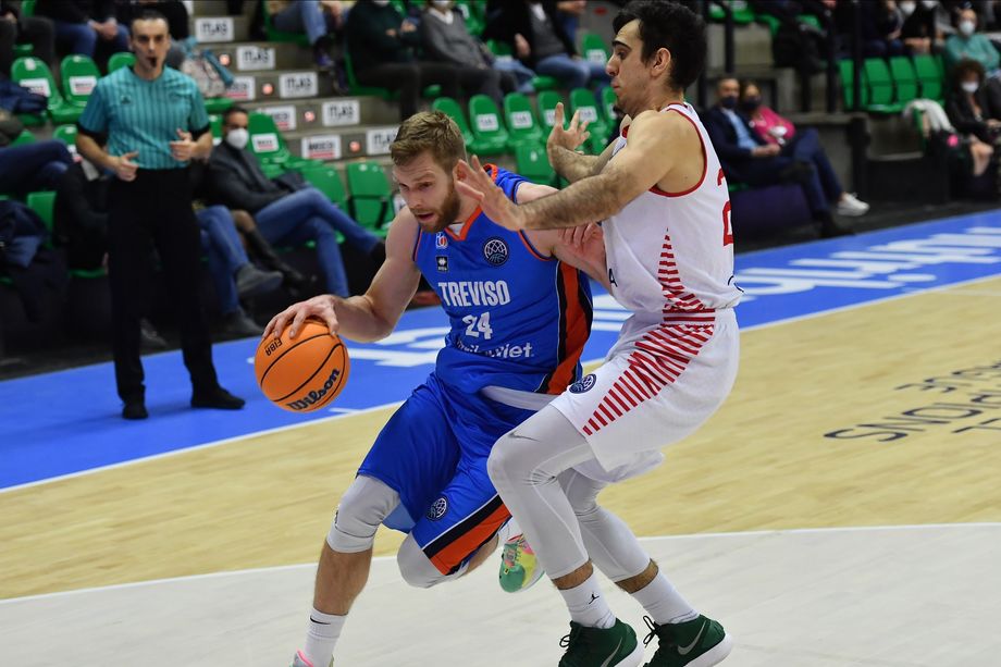 BCL: la Nutribullet Treviso perde ancora contro il BAXI Manresa ed è fuori dalla competizione
