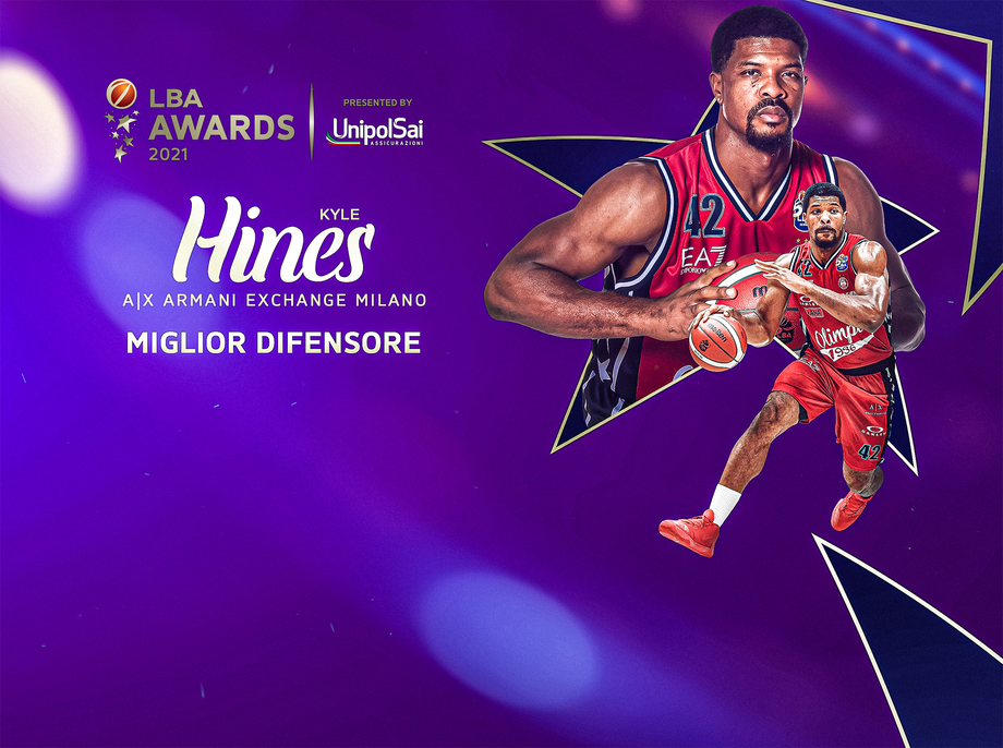 LBA Awards, Kyle Hines premiato come miglior difensore della stagione regolare