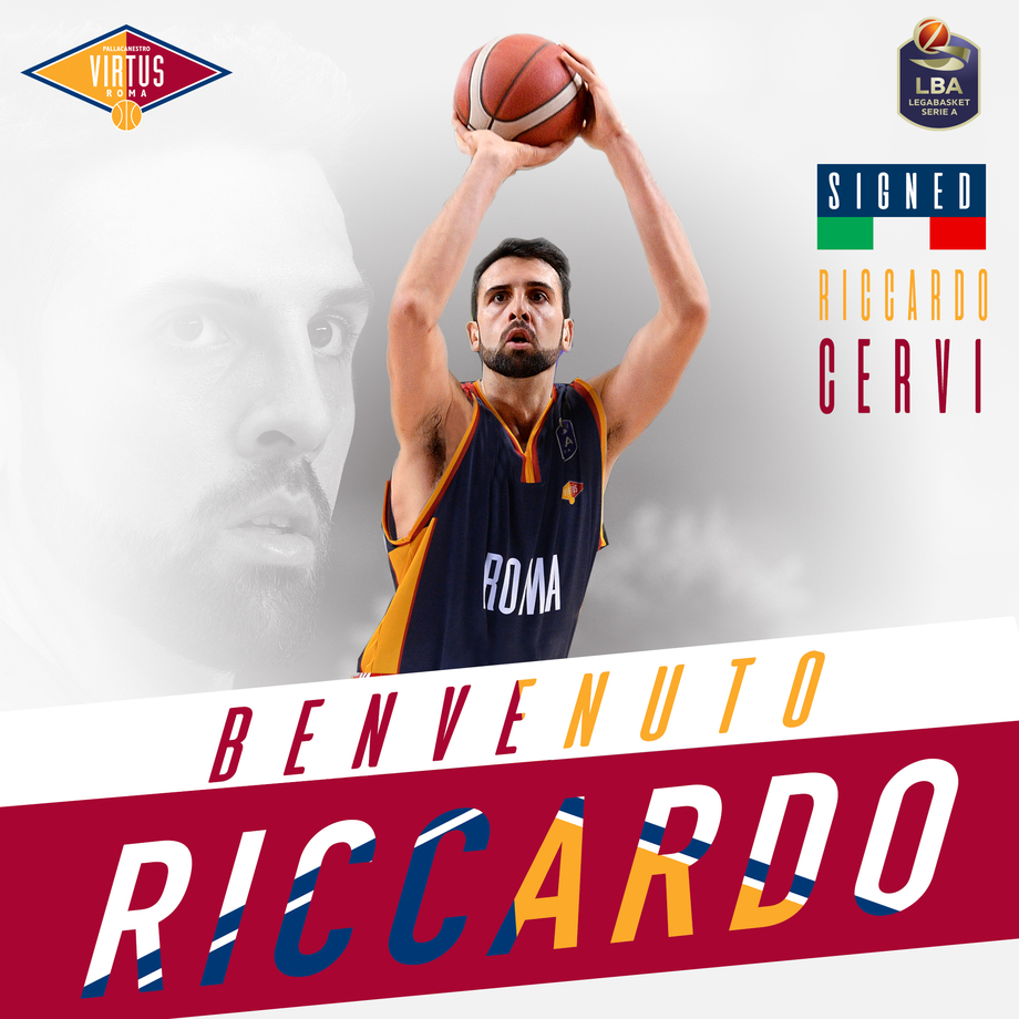 La Virtus Roma ingaggia Riccardo Cervi 