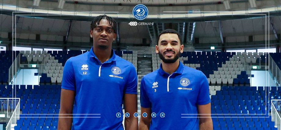 Germani Brescia, presentati Mitrou-Long ed Eboua