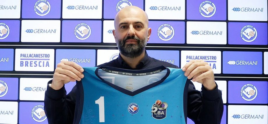 Germani, il nuovo coach è Buscaglia: 'Contento e onorato di essere a Brescia'