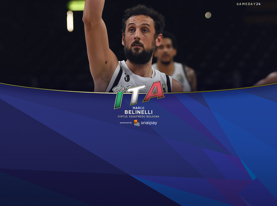 Il miglior italiano Snaipay del 24° turno di Serie A UnipolSai è Marco Belinelli
