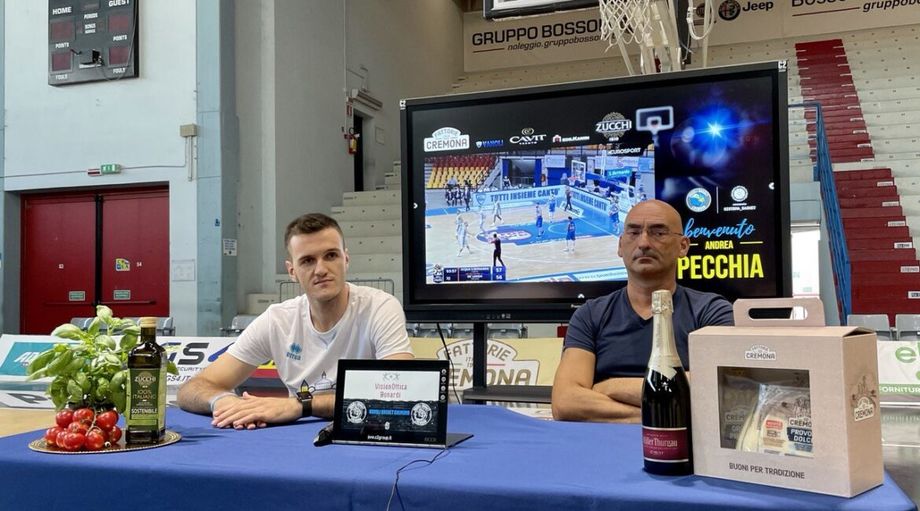 Vanoli, Andrea Pecchia si presenta: 'Felice di essere a Cremona e di ritrovare coach Galbiati'