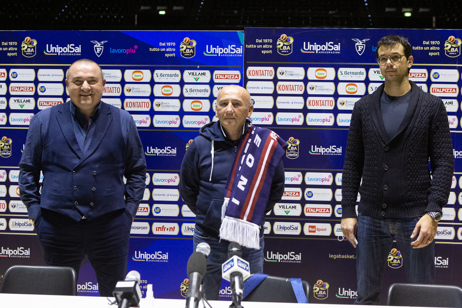 Fortitudo Lavoropiù, presentato Dalmonte: 'Una grande sfida'. Il presidente Pavani: 'Ripartiamo con entusiasmo imparando dagli errori'