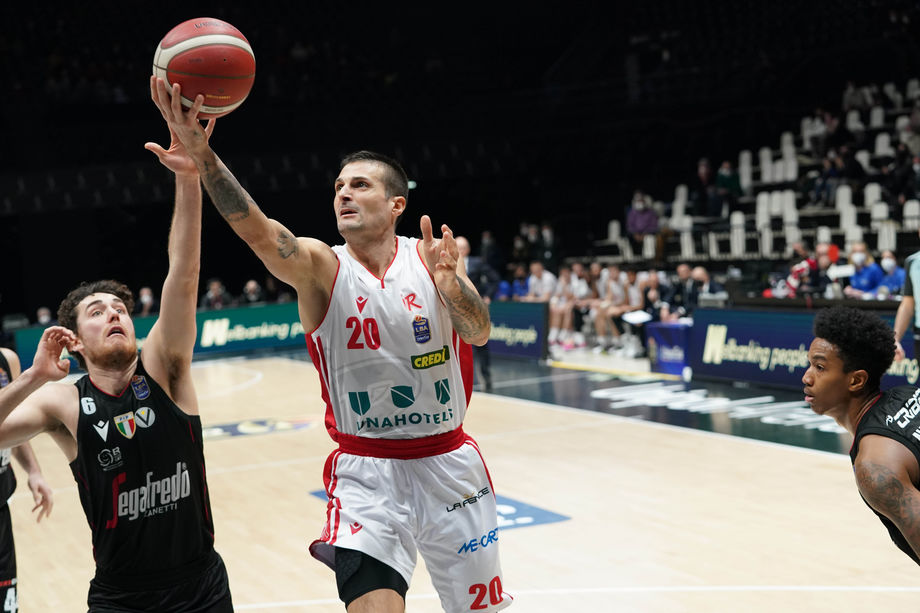Allianz Trieste - UNAHOTELS Reggio Emilia posticipo su su Rai Sport HD: Cinciarini a -7 assist dal 4° posto nella classifica all-time
