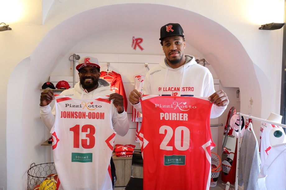 Grissin Bon, presentati Johnson-Odom e Poirier. Frosini: 'Daranno il massimo per aiutare la squadra a raggiungere la salvezza'